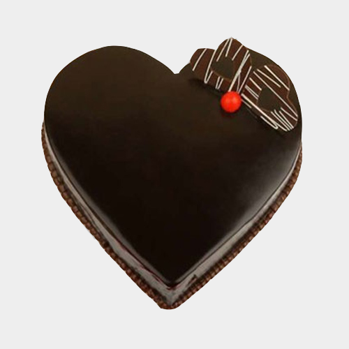 Heart shaped Chocolate Cake